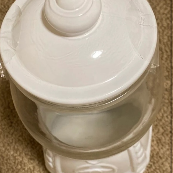 Target Accents White Glass Gumball Jar Target Bullseye Gum Ball